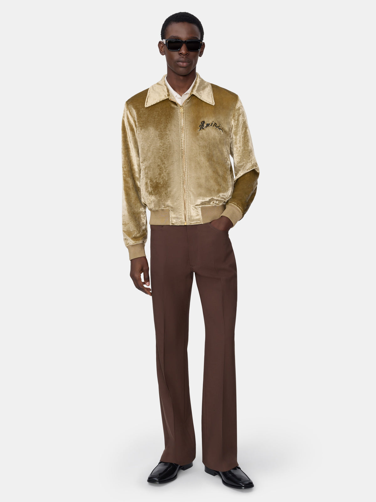 BOOT CUT PANT - DARK BROWN