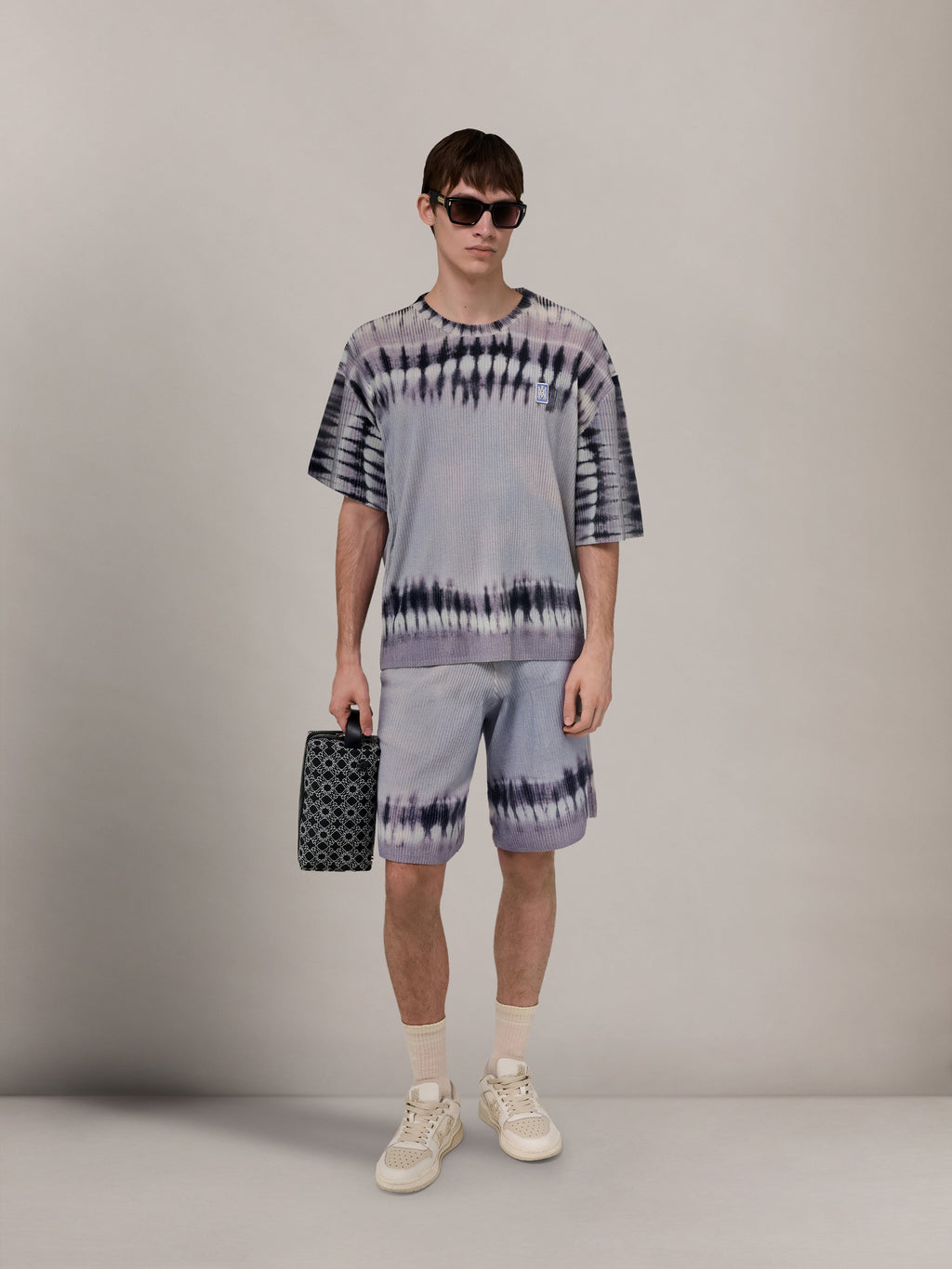 MA TIE DYE TEE - Light Blue
