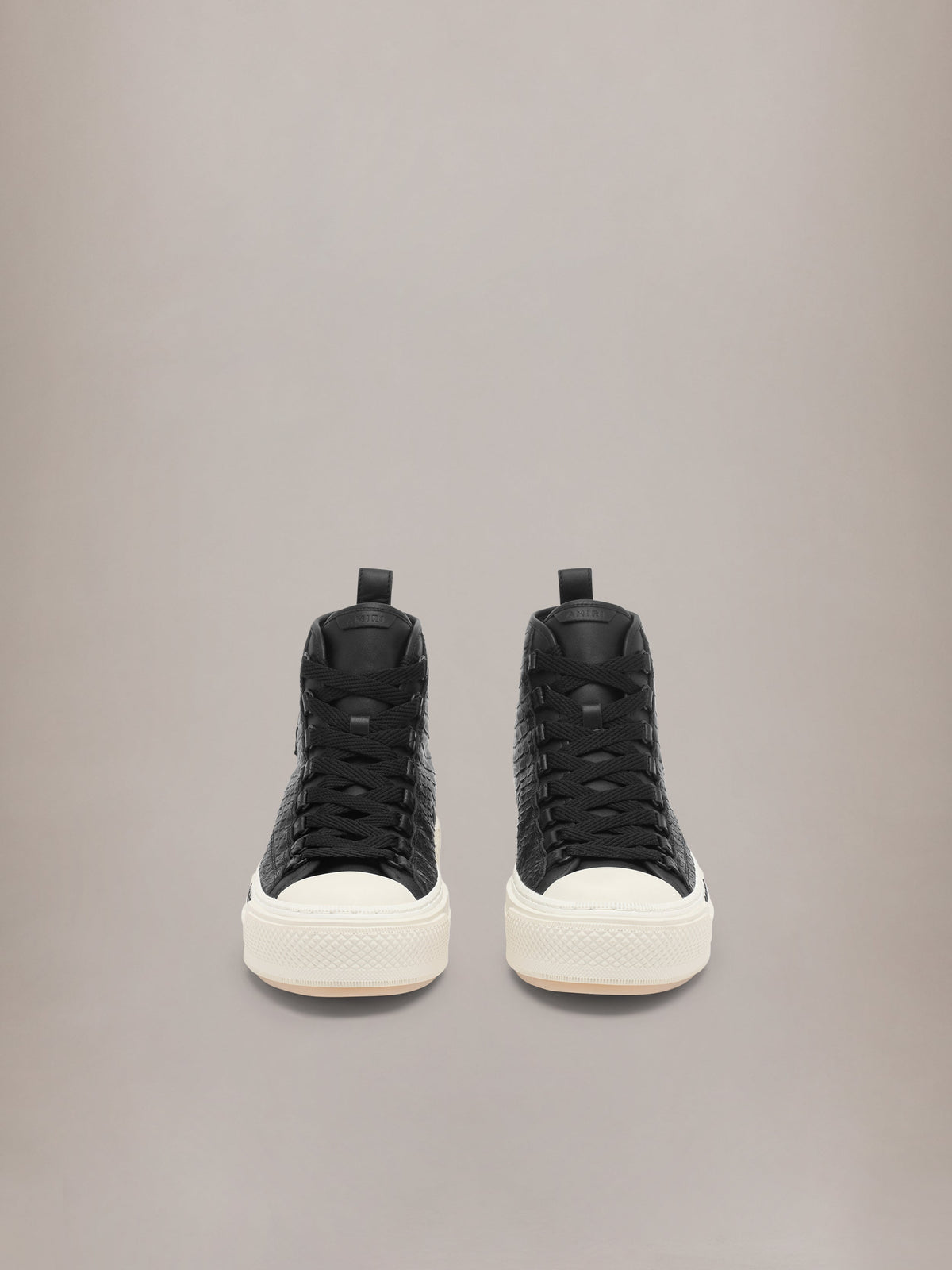 PYTHON EMBOSSED MA COURT HI - Black