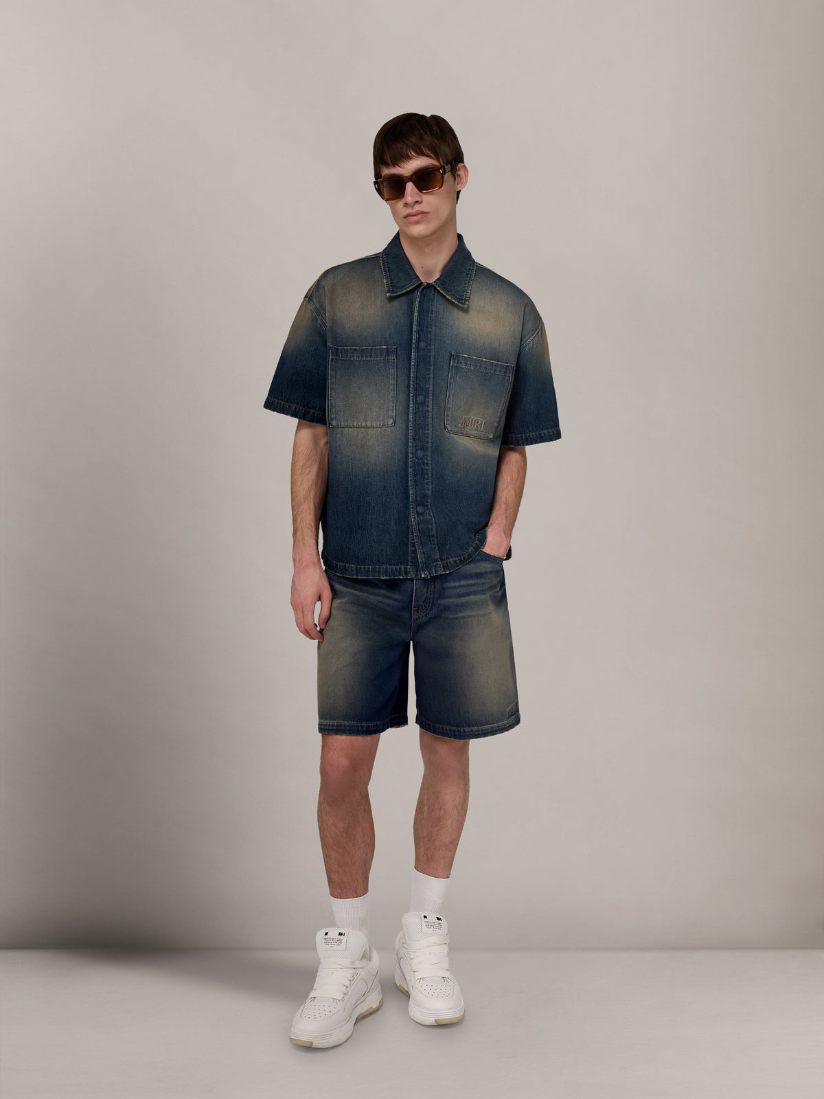 AMIRI DENIM SHIRT - Sandstone