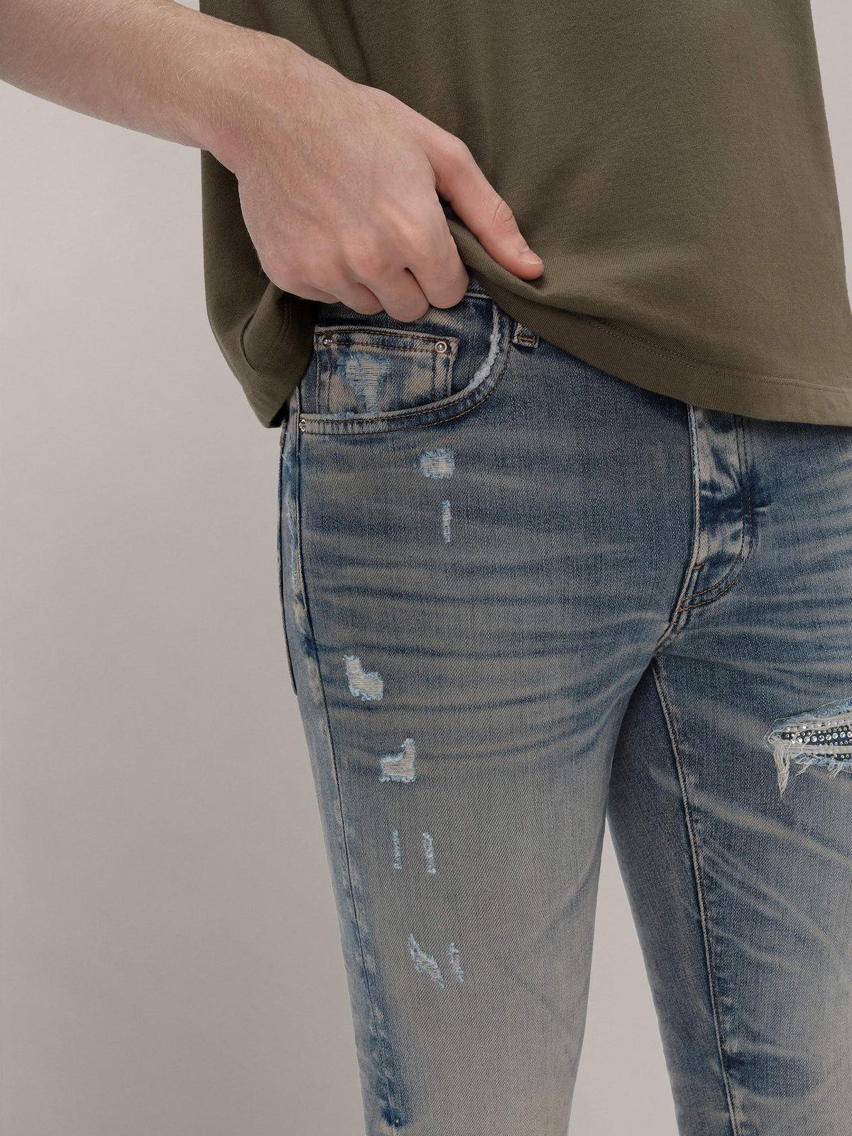 CRYSTAL MX1 JEAN - Vintage Indigo