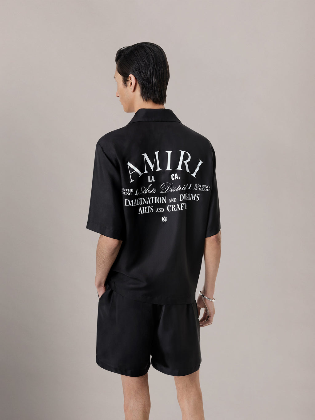 ARTS DISTRICT BOWLING SHIRT - Black