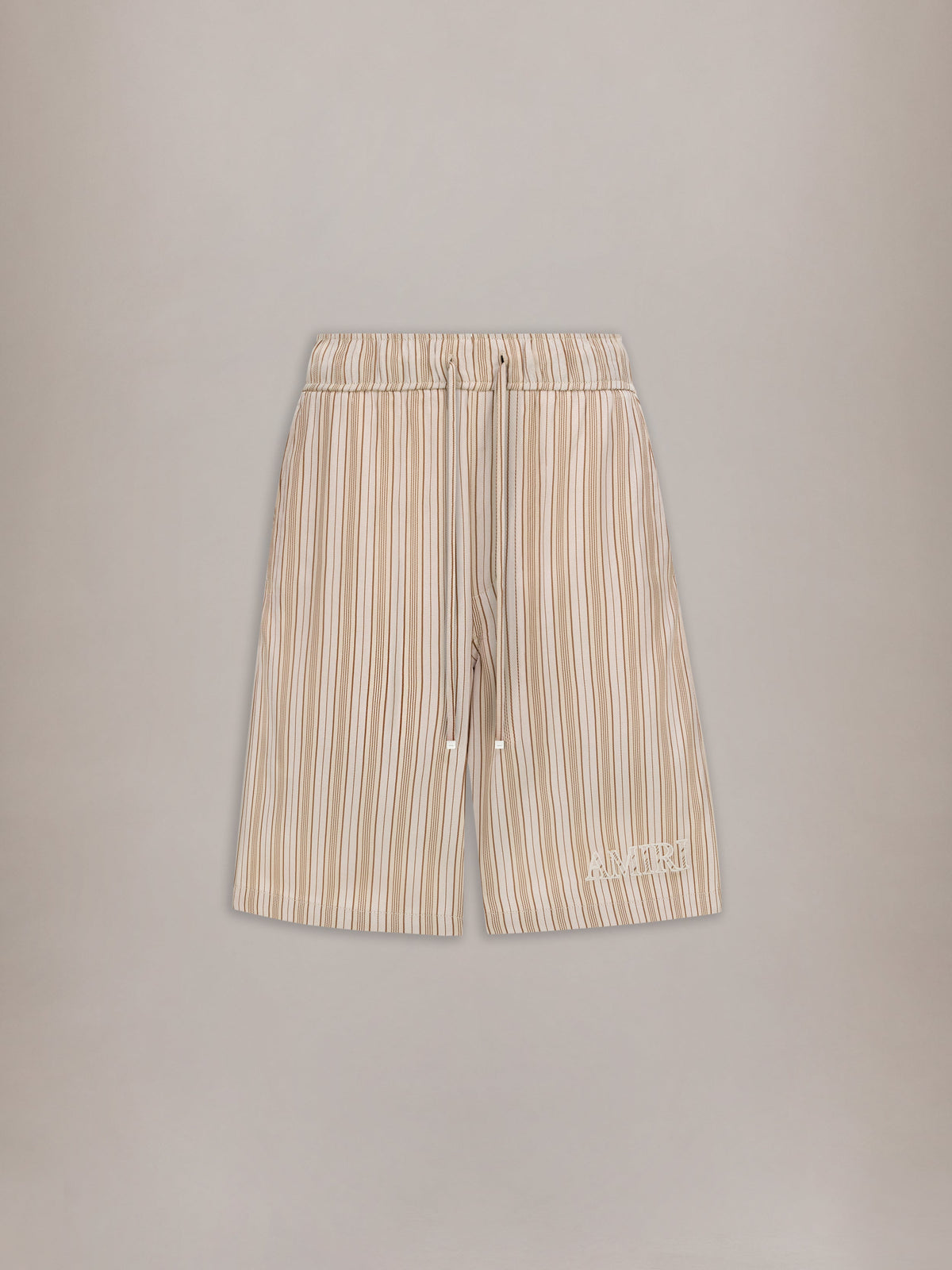STRIPED SHORT - Alabaster