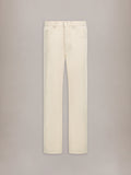 STRAIGHT FLARE JEAN - Ecru