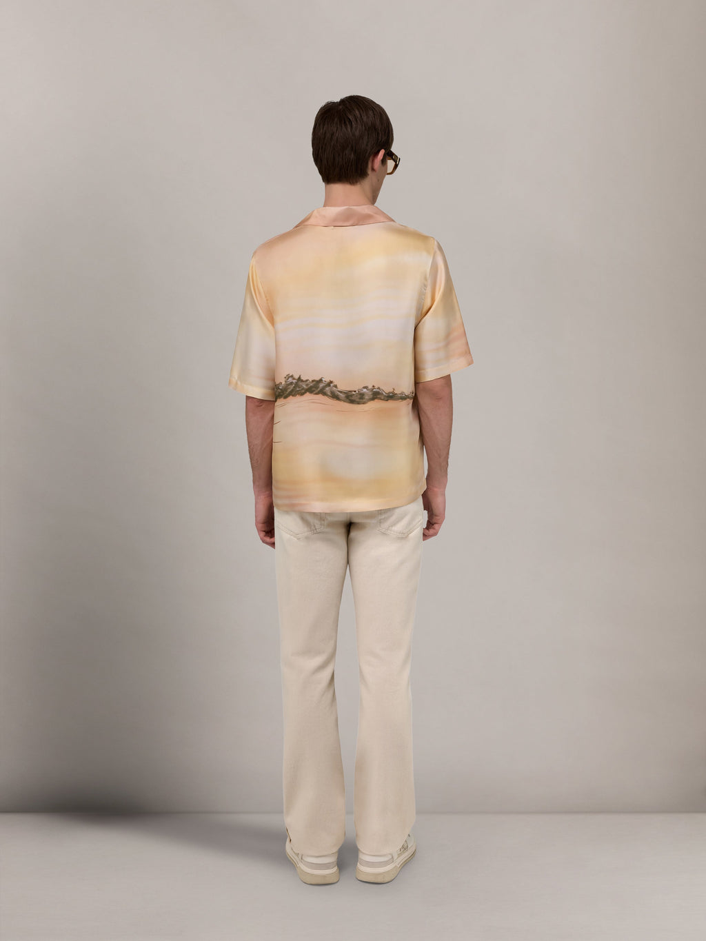 STRAIGHT FLARE JEAN - Ecru