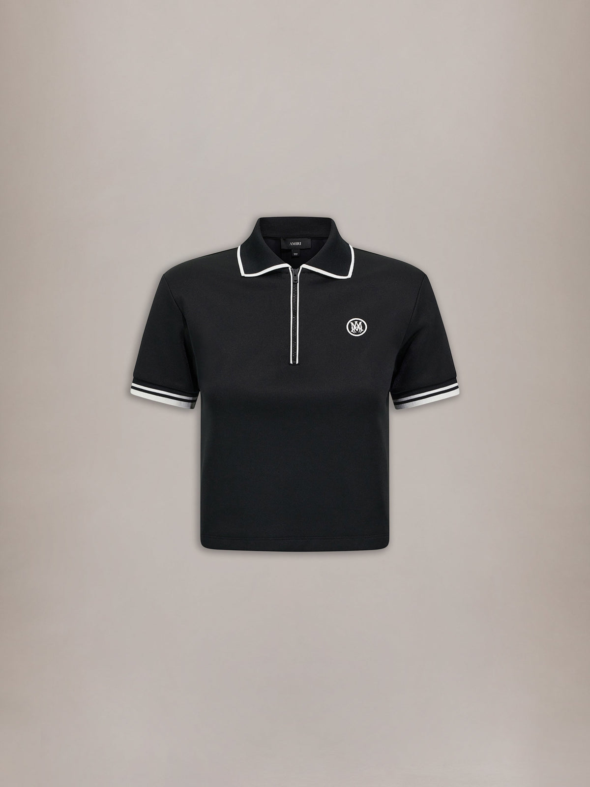 WOMEN - WOMEN'S MA ZIP POLO - Black