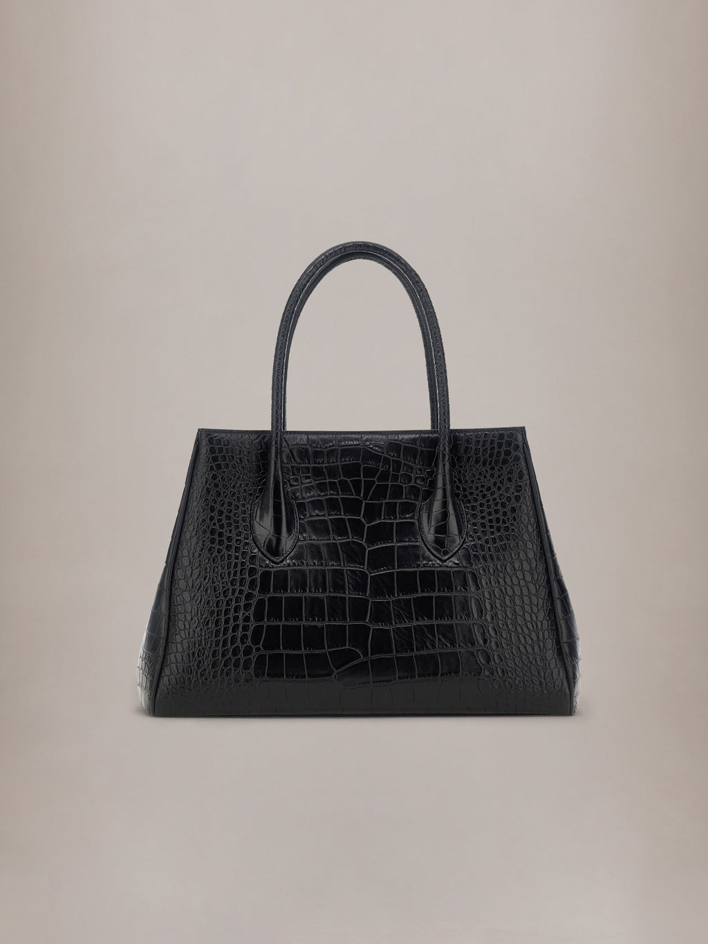WOMEN - WOMEN'S EMBOSSED CROC HONEY 40 TOTE - Black