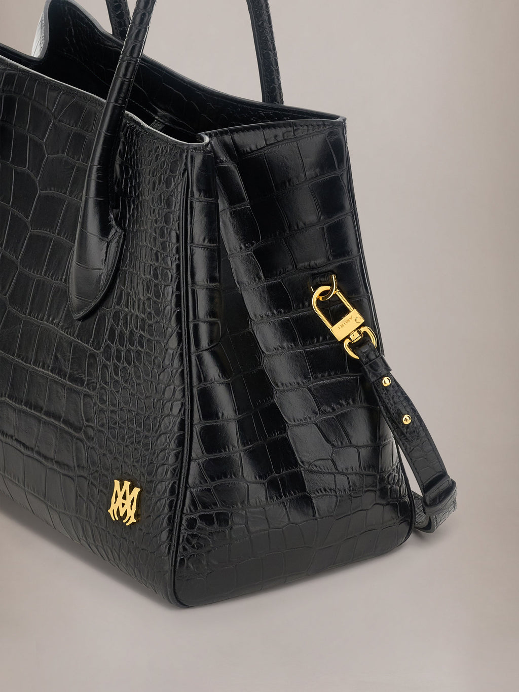 WOMEN - WOMEN'S EMBOSSED CROC HONEY 40 TOTE - Black
