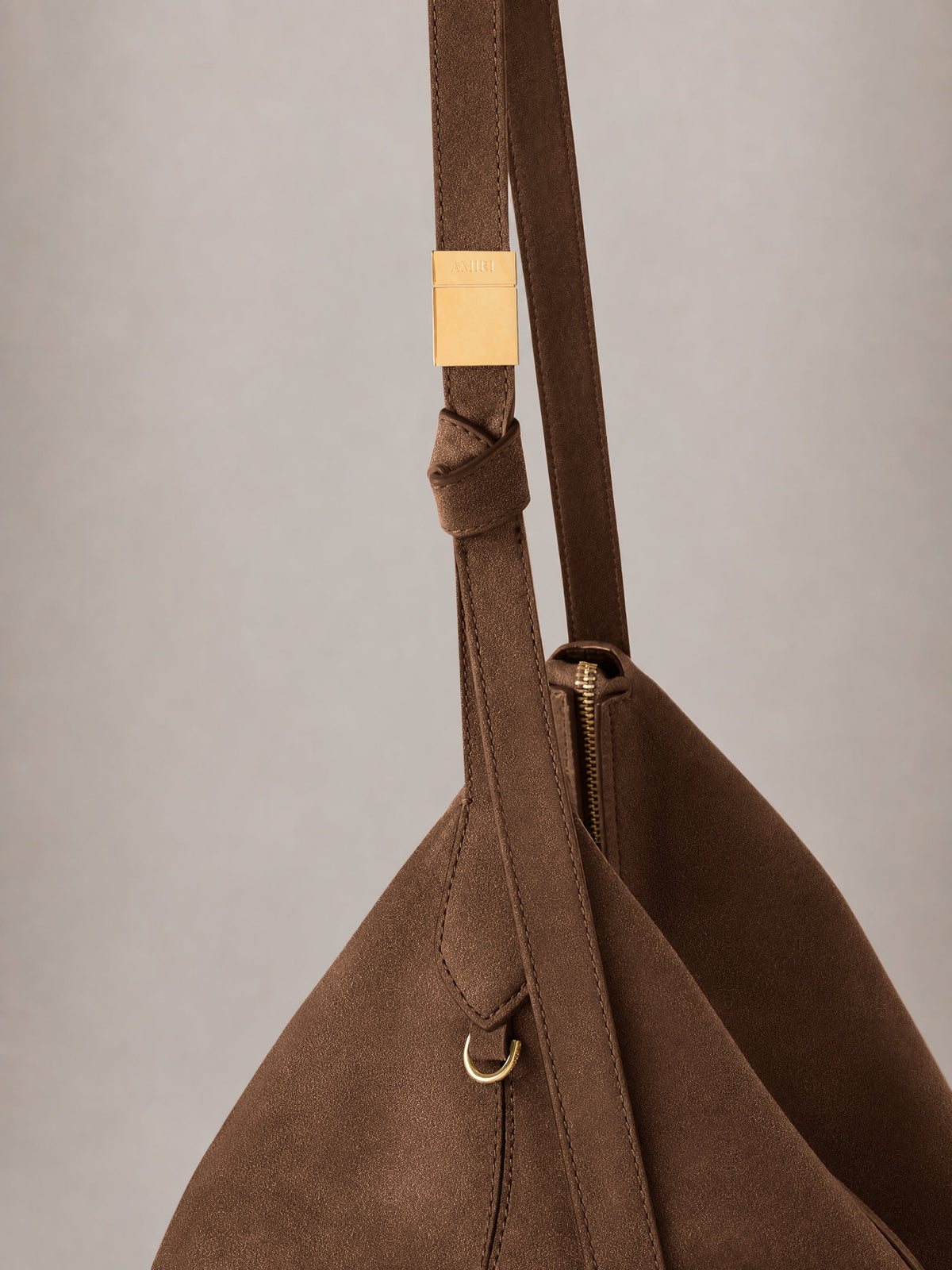 WOMEN - WOMEN'S SUEDE BISCOTTO SHOULDER BAG - Brown