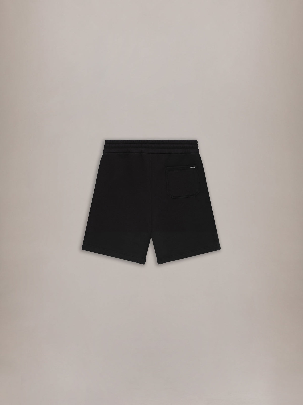 RELAXED PULL ON SWEATSHORT - Black