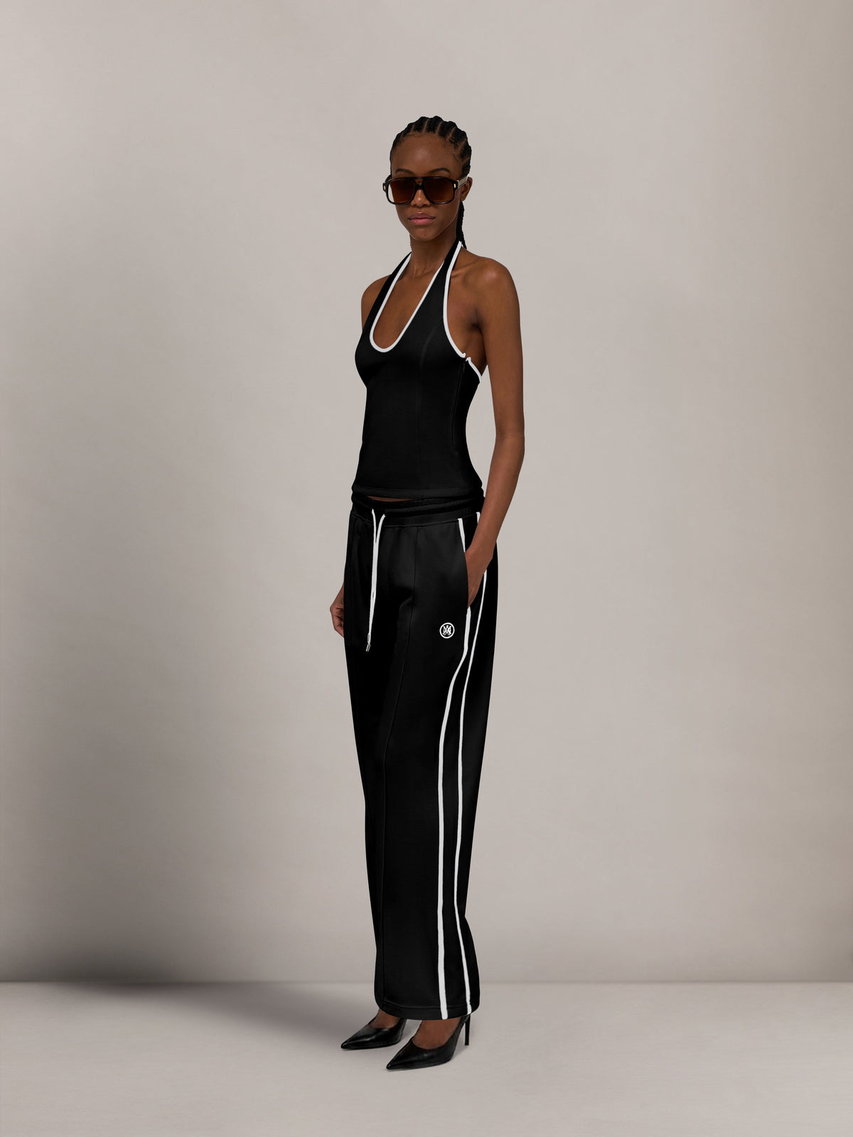 WOMEN - WOMEN'S MA HALTER TOP - Black