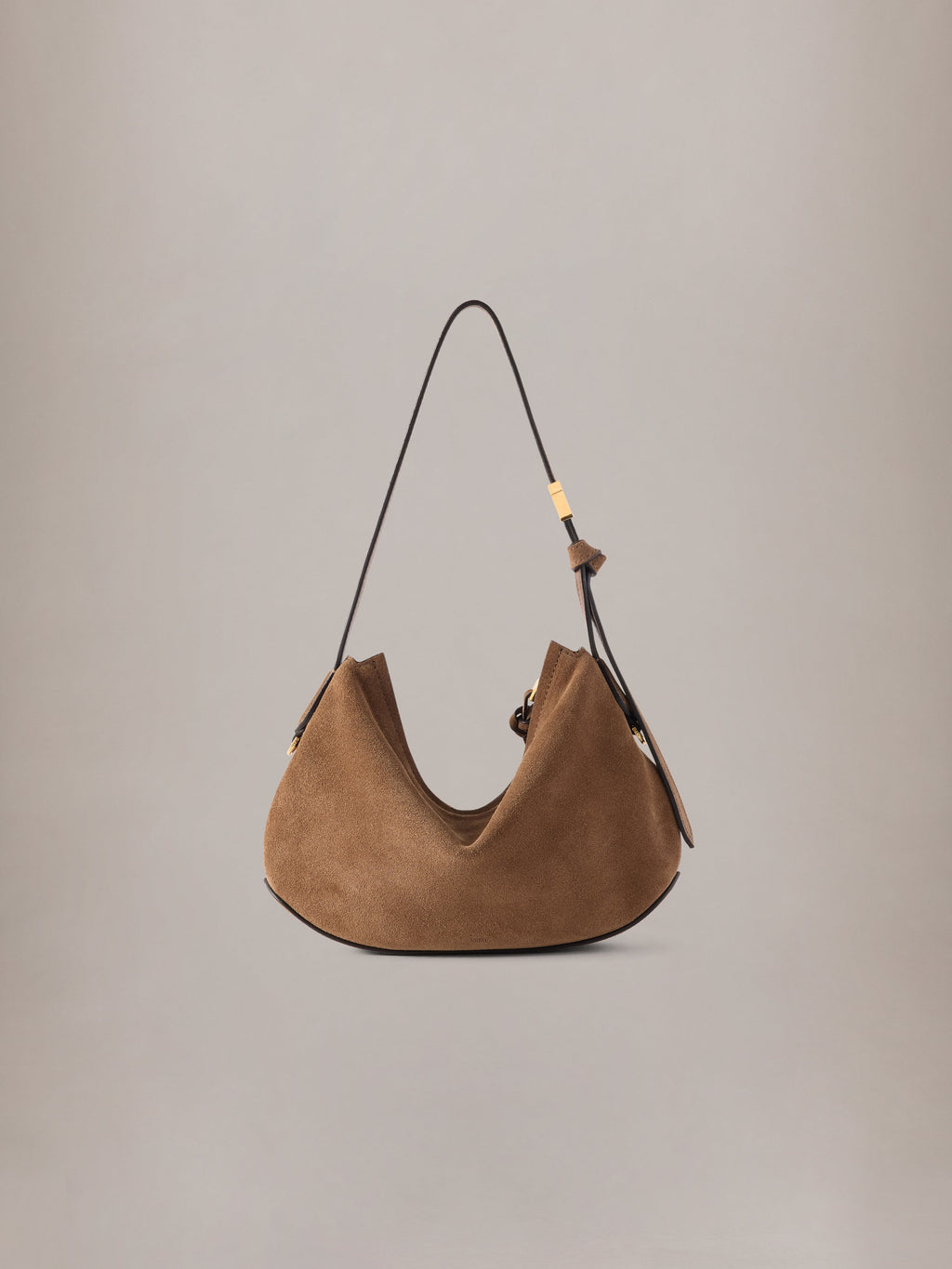 WOMEN - WOMEN'S SUEDE BABY BISCOTTO BAG - Brown