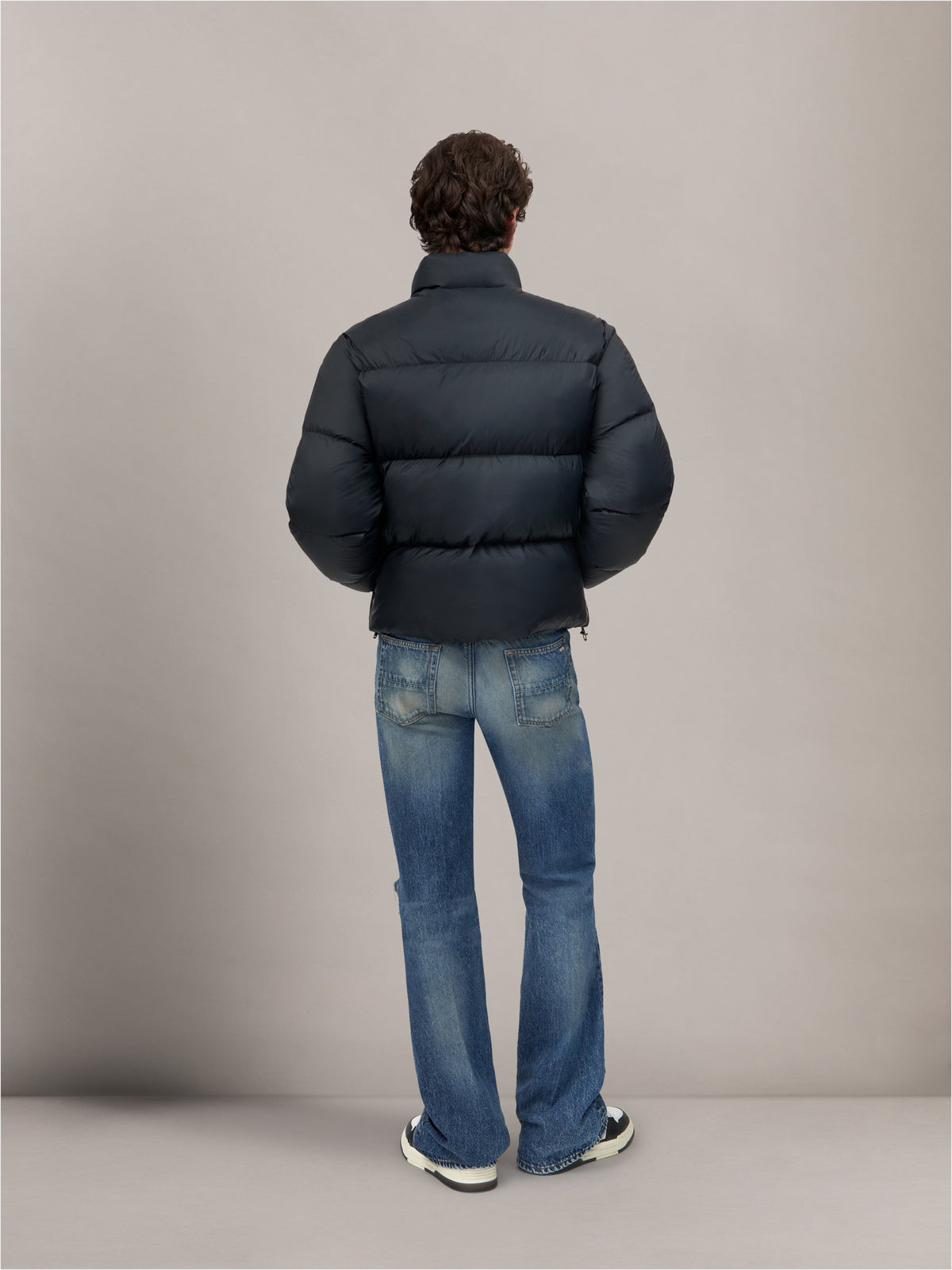 BONES DOWN JACKET - Black