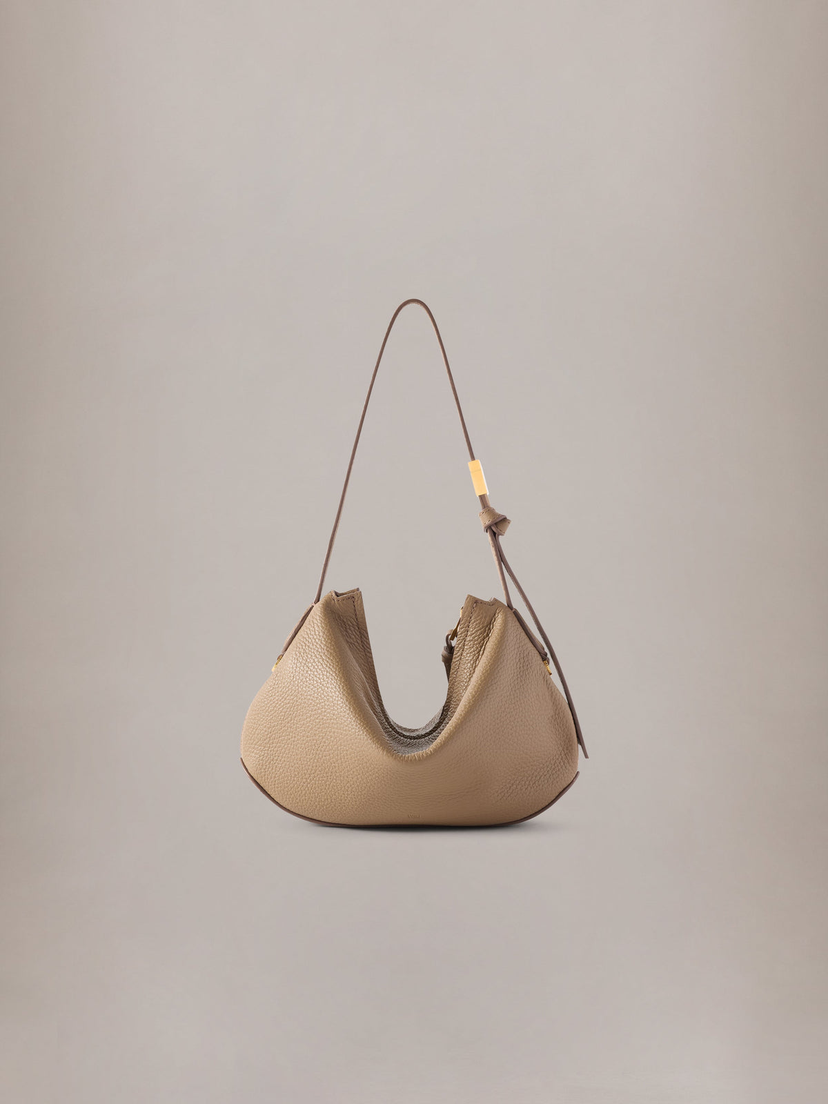 WOMEN - WOMEN'S BABY BISCOTTO SHOULDER BAG - Taupe