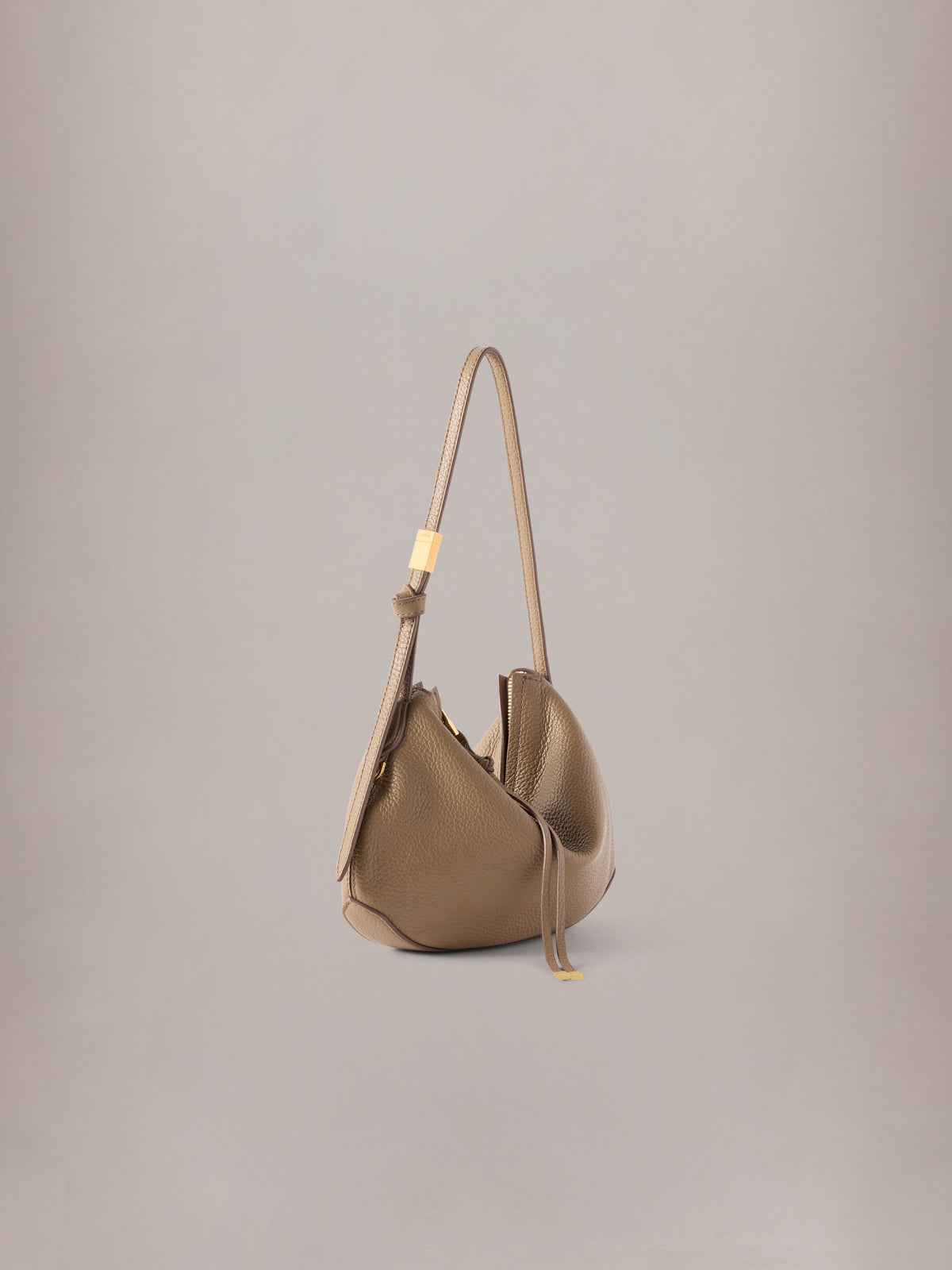 WOMEN - WOMEN'S BABY BISCOTTO SHOULDER BAG - Taupe