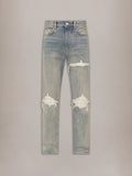 SUEDE STRAIGHT MX1 JEAN - Antique Indigo
