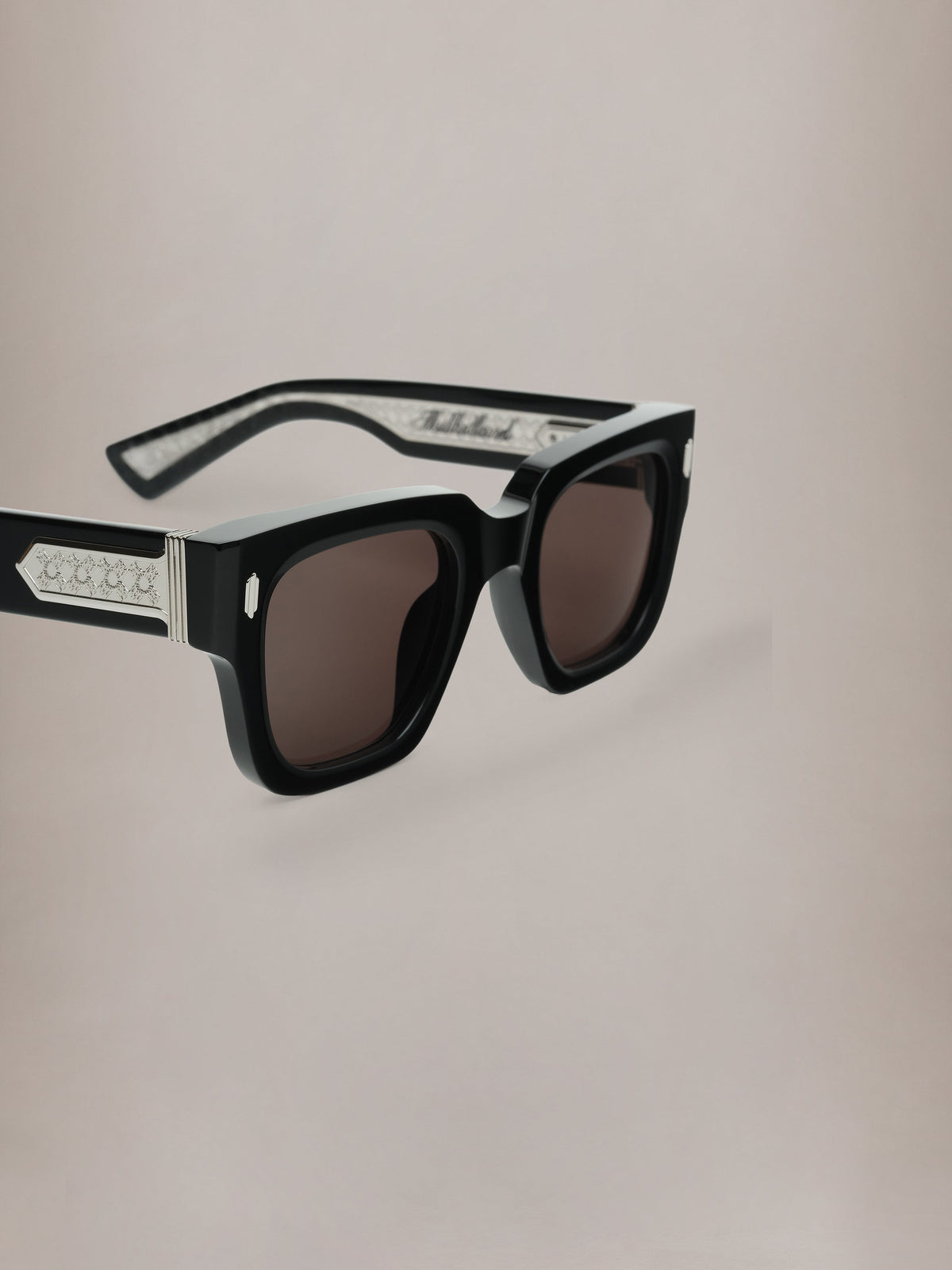 MULHOLLAND SUNGLASSES - Black Silver