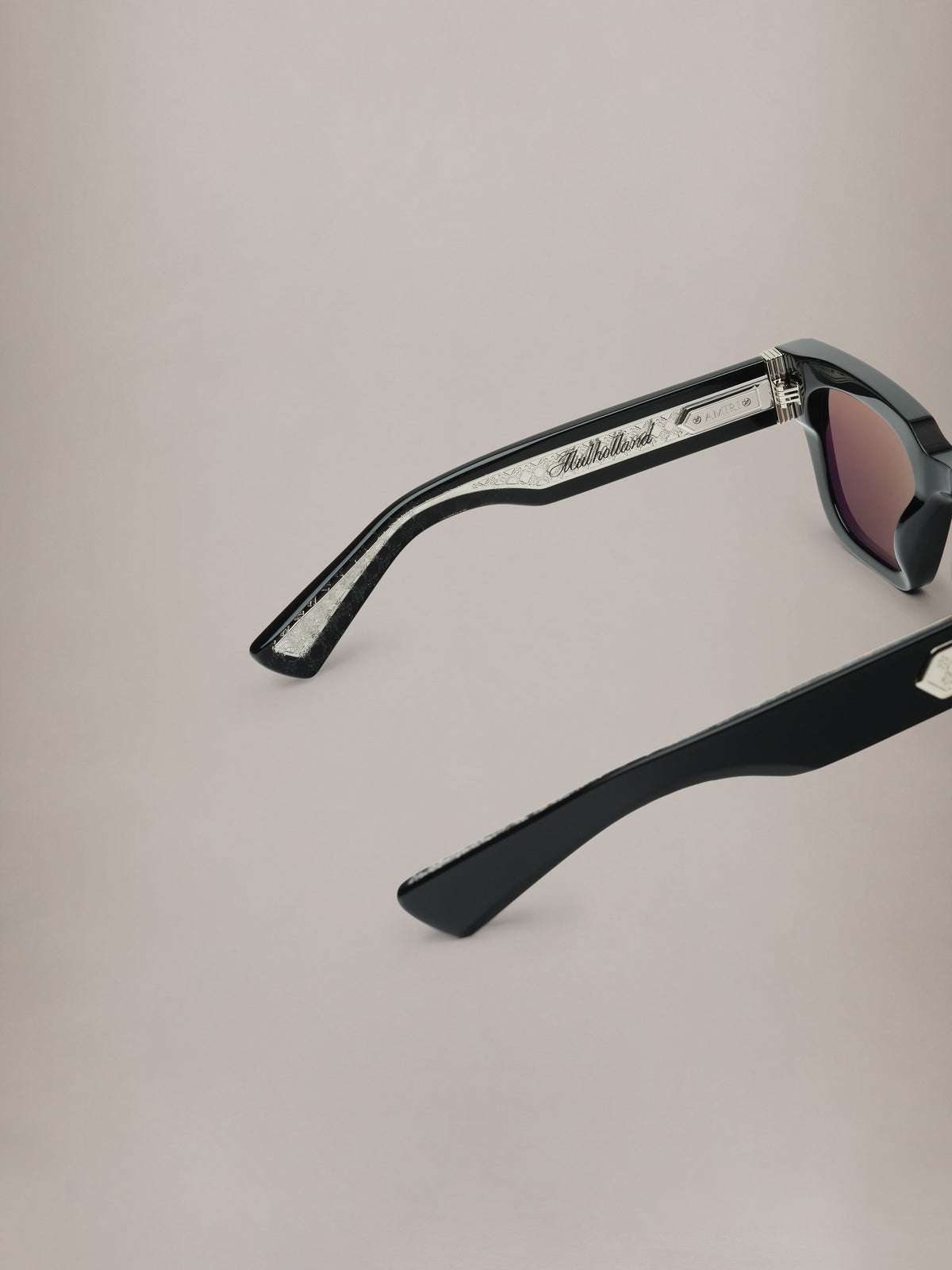MULHOLLAND SUNGLASSES - Black Silver