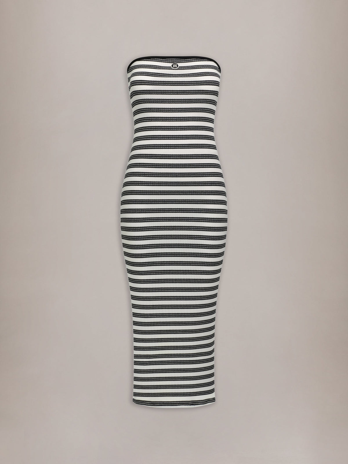 WOMEN - WOMEN'S MA STRIPED MAXI DRESS - White