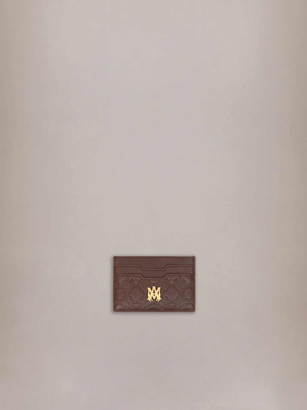 MA QUAD LEATHER CARD HOLDER - Dark Brown