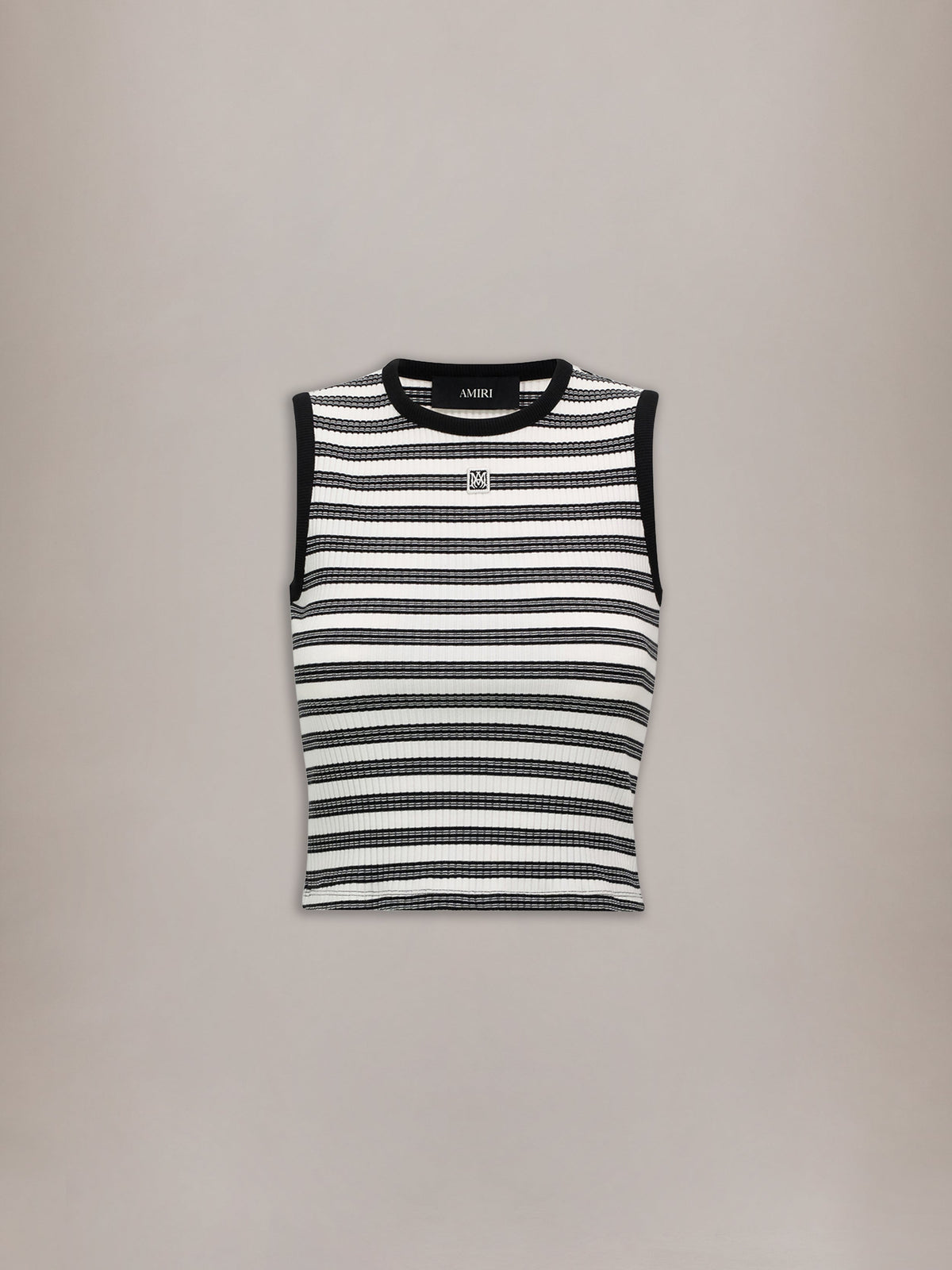 WOMEN - WOMEN'S MA STRIPED SLEEVLESS TOP - White