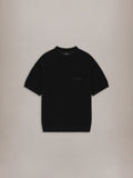 AMIRI CROCHET MESH TSHIRT - Black