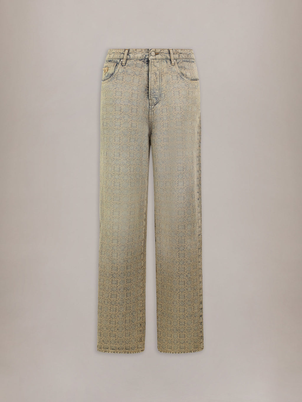MA QUAD JACQUARD BAGGY JEAN - Multi