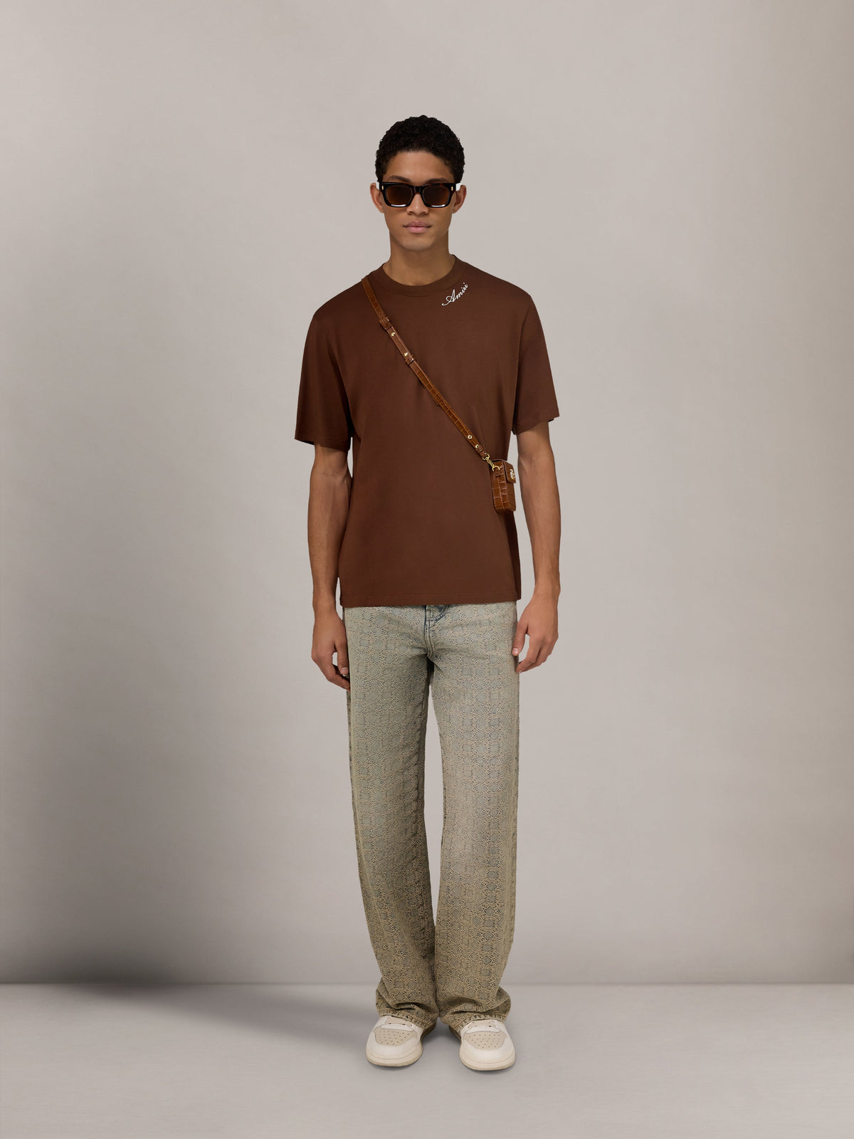 MA QUAD JACQUARD BAGGY JEAN - Multi