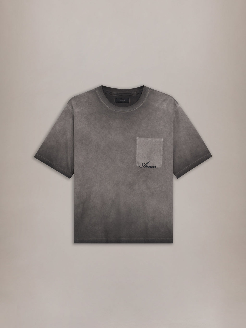 FADED POCKET BOX TEE - Black