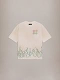 MA QUAD FLAMES OVERSIZED TEE - Ivory