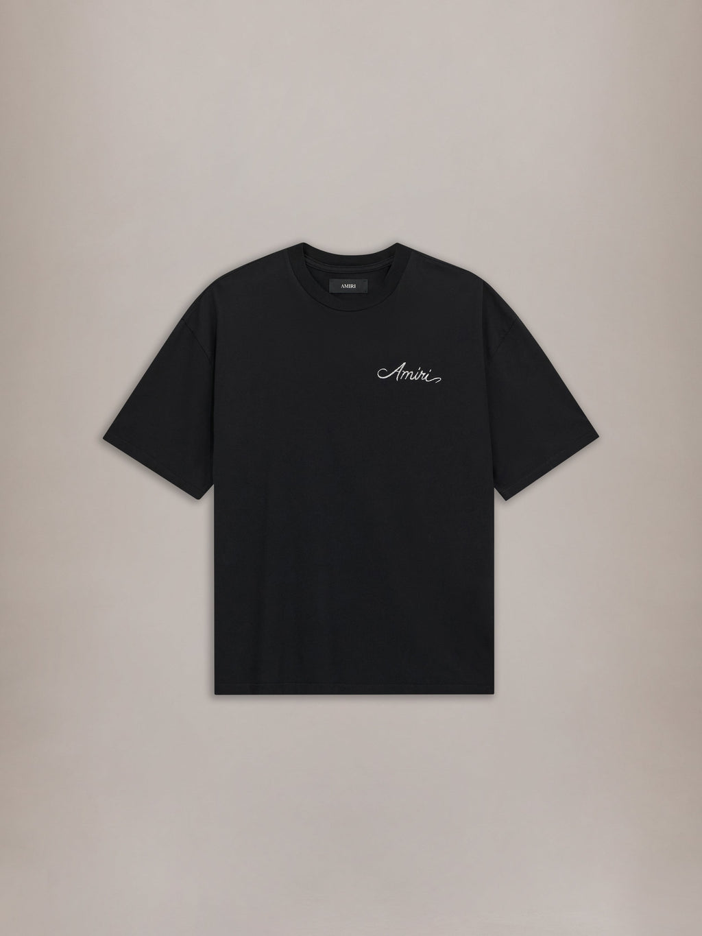 MA QUAD CHECKERBOARD OVERSIZED TEE - Black