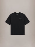 MA QUAD CHECKERBOARD OVERSIZED TEE - Black