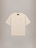 MA QUAD CHECKERBOARD OVERSIZED TEE - Alabaster