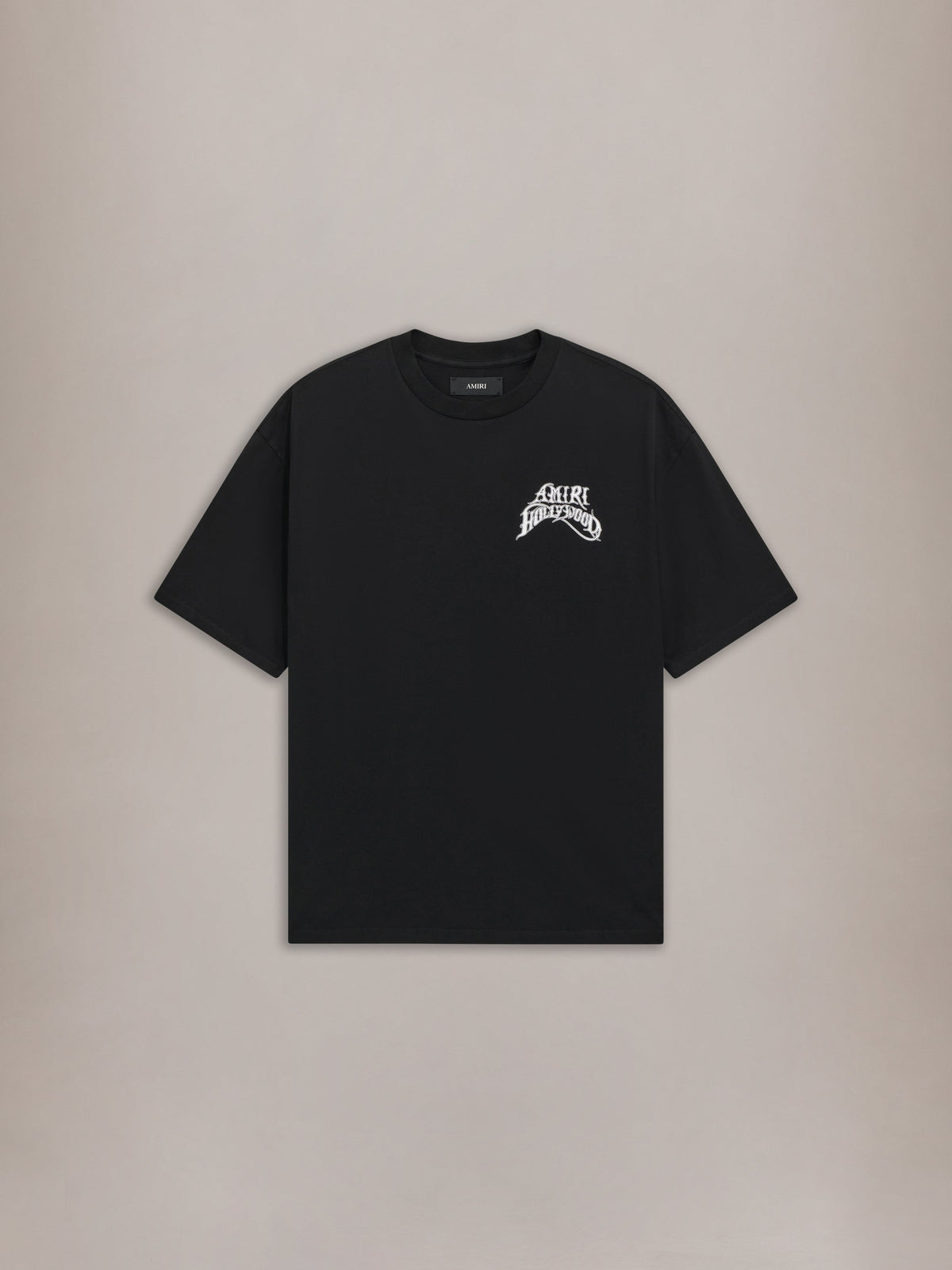 AMIRI HOLLYWOOD LIGHTWEIGHT JERSEY SKATE TEE - Black