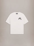 AMIRI HOLLYWOOD LIGHTWEIGHT JERSEY SKATE TEE - Ivory