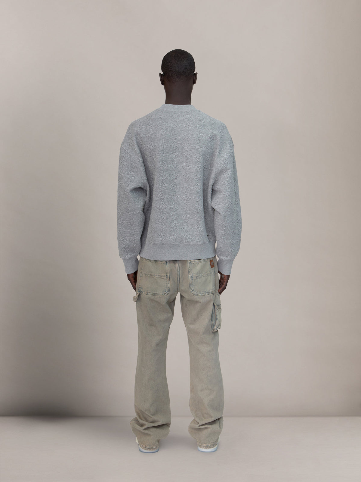 MA QUAD OVERSIZED CREW - STONE