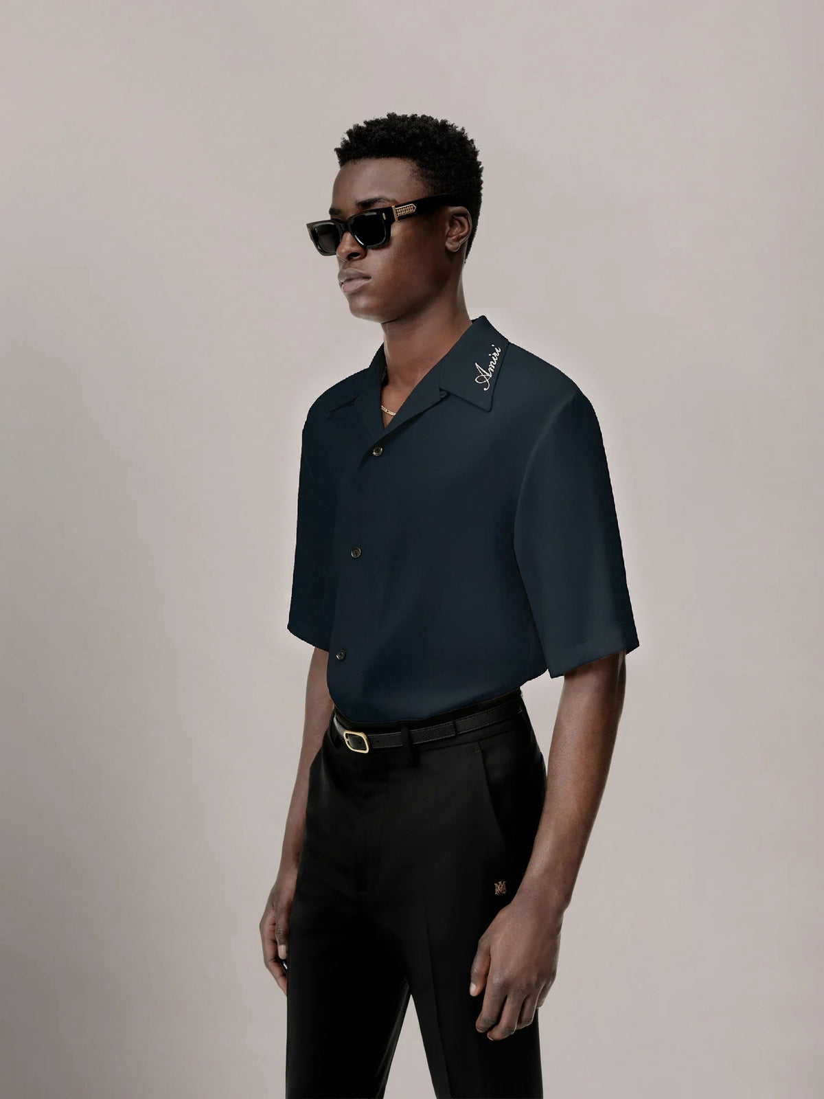 AMIRI CAMP SHIRT - Navy