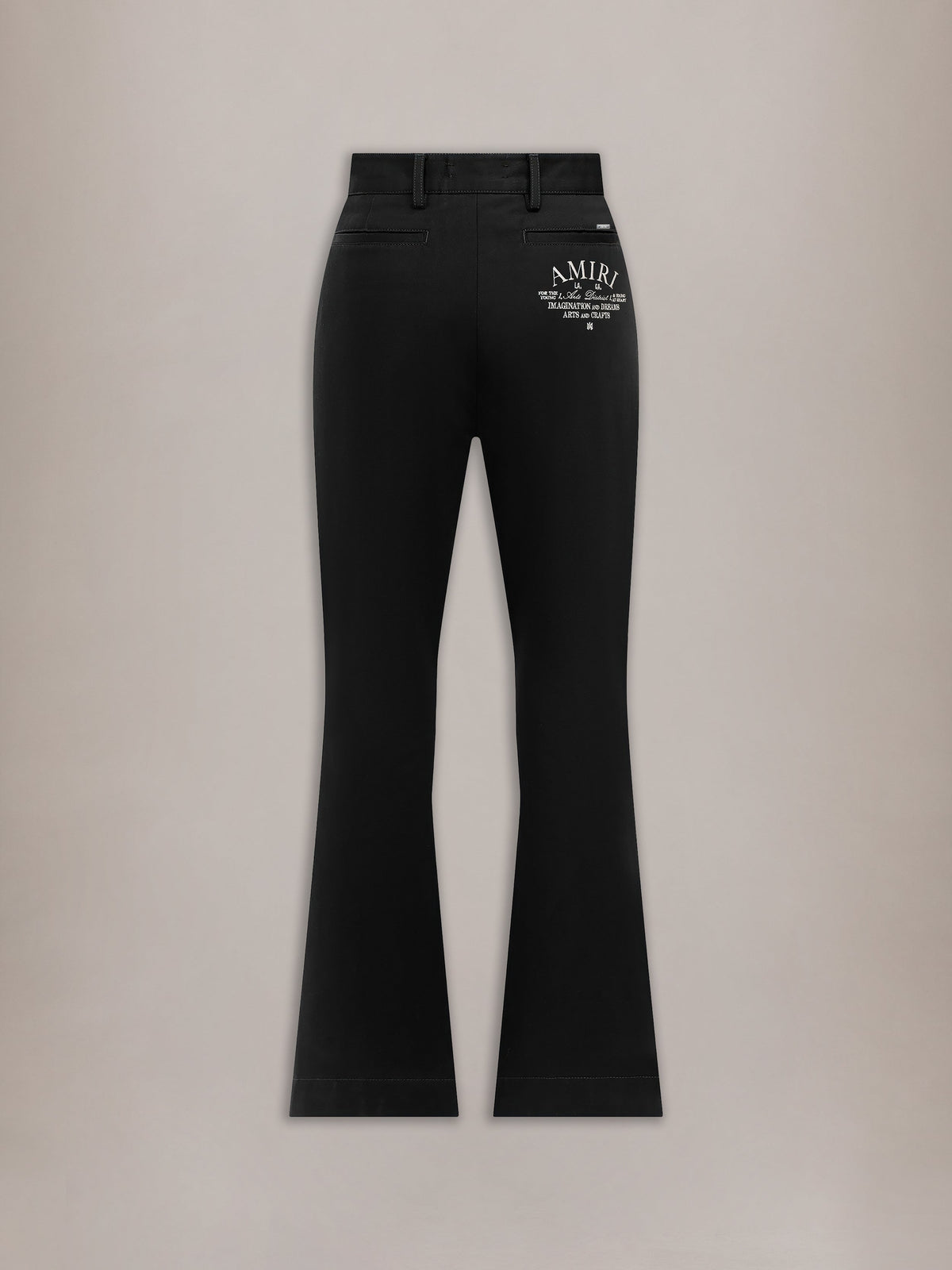 CHINO KICK FLARE - BLACK