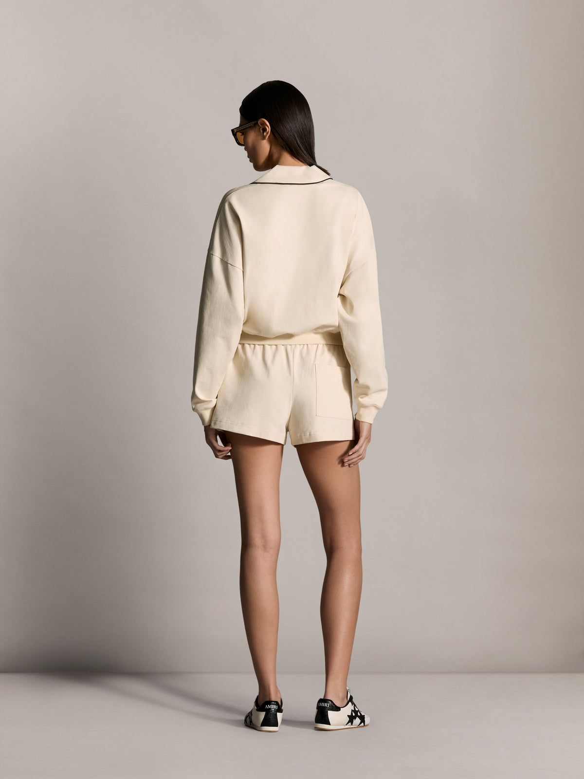 WOMEN - WOMEN'S COLLEGIATE SWEATSHORTS - Alabaster