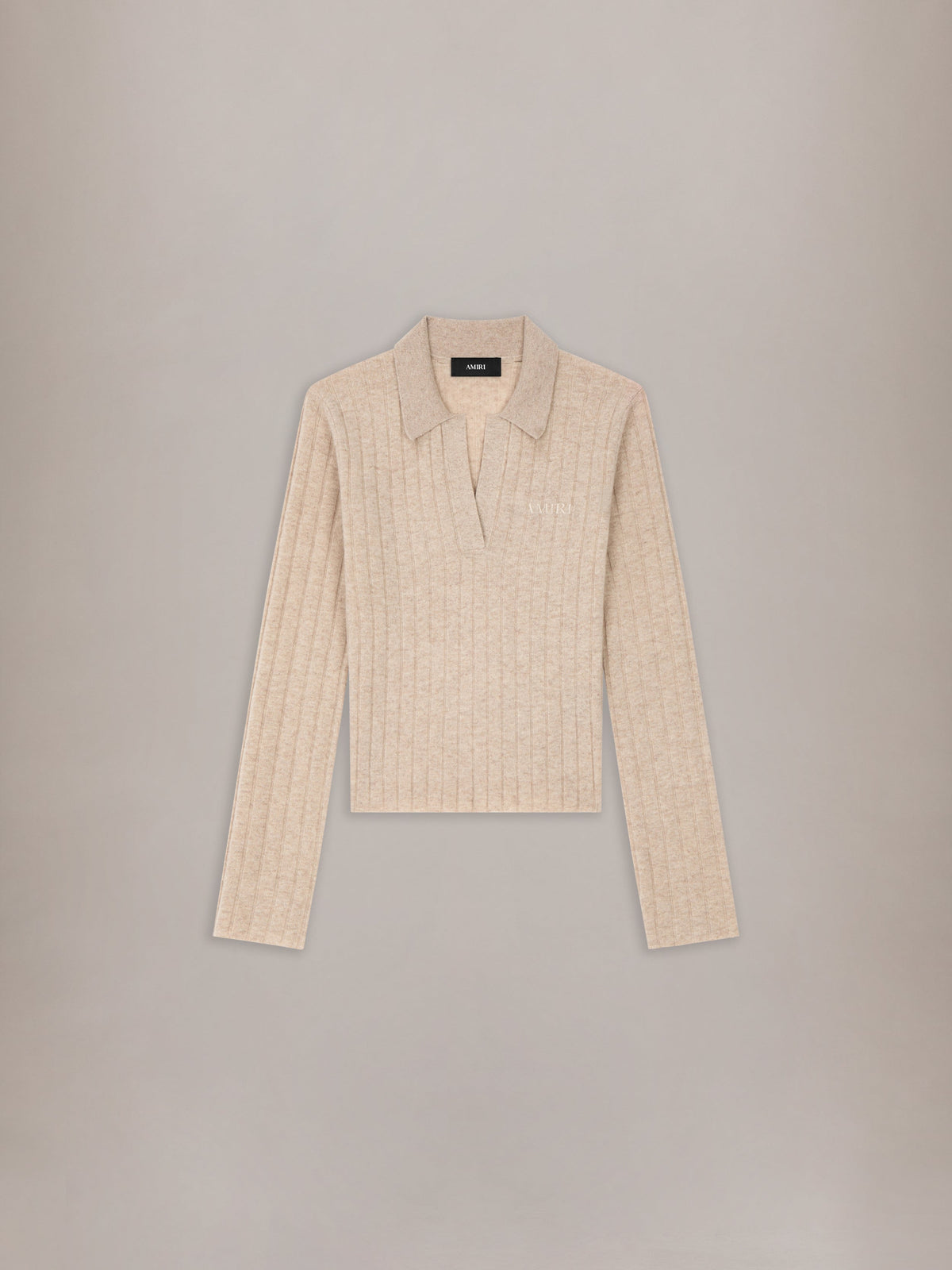 WOMEN - WOMEN'S AMIRI SOFT RIB KNIT POLO - Fossil