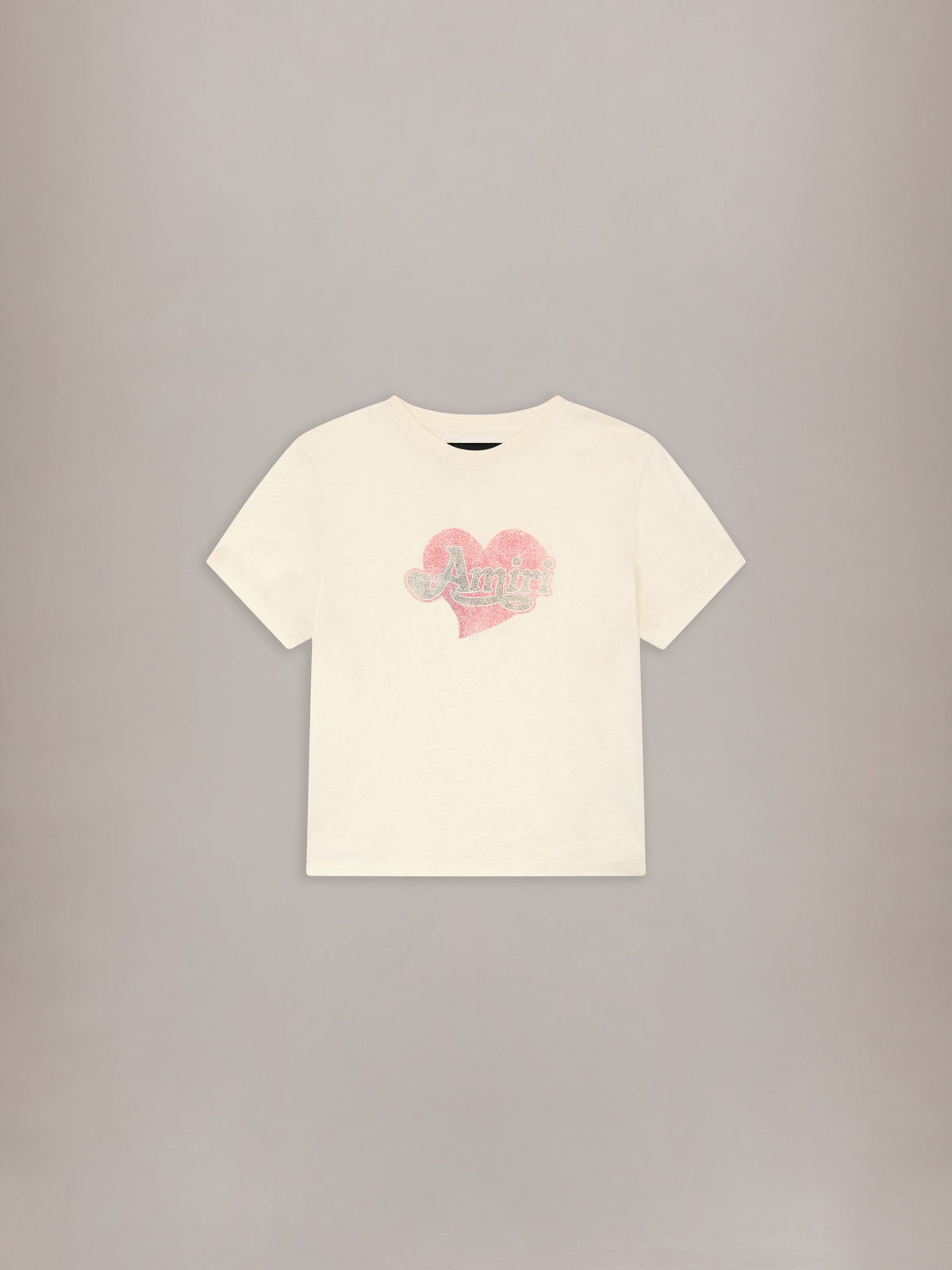 WOMEN - WOMEN'S AMIRI HEART TEE - Alabaster