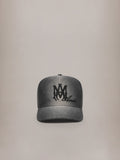 MA SCRIPT CANVAS HAT - Black
