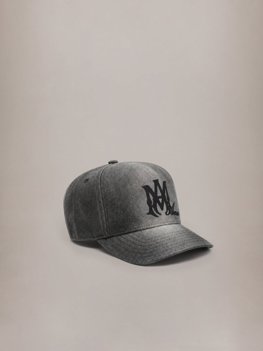 MA SCRIPT CANVAS HAT - Black