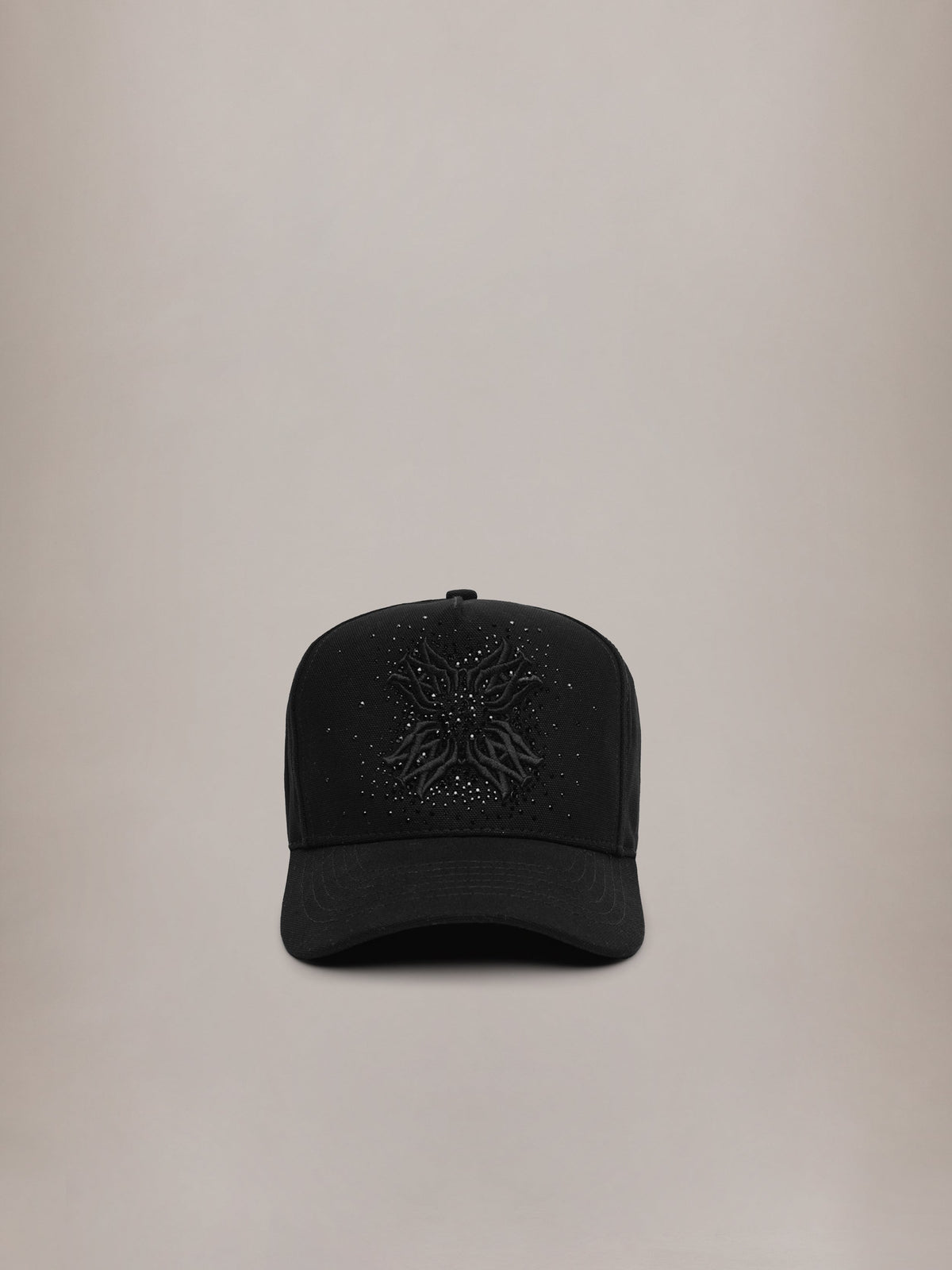 MA QUAD CRYSTAL CANVAS HAT - Black