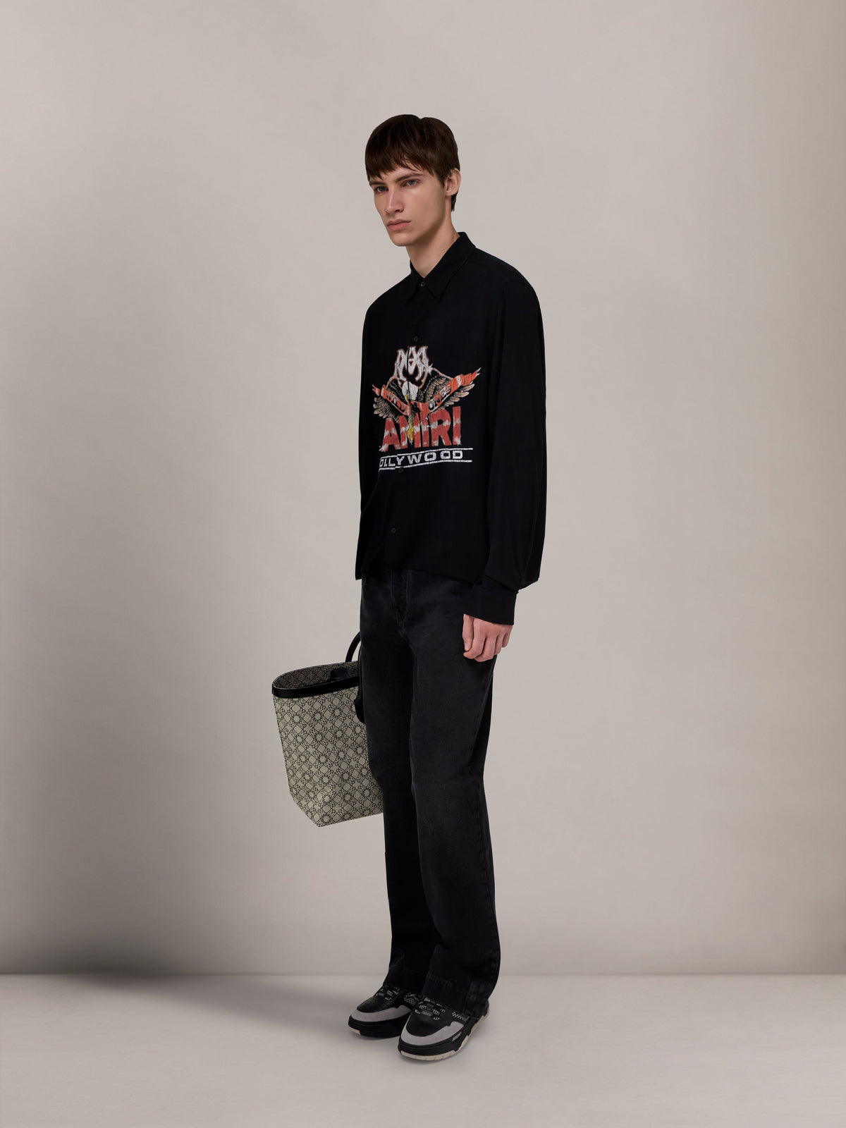 MA EAGLE LONG SLEEVE SHIRT - Black