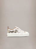 WOMEN - WOMEN'S METALLIC STARS COURT LOW - Dark Brown