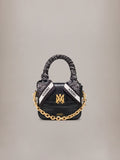 WOMEN - WOMEN'S CROC EMOSSED NANO MA BAG - BLACK