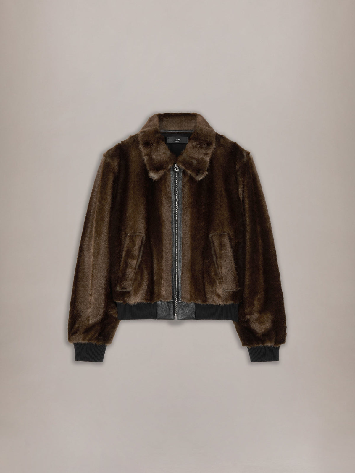FAUX FUR BLOUSON - Husk