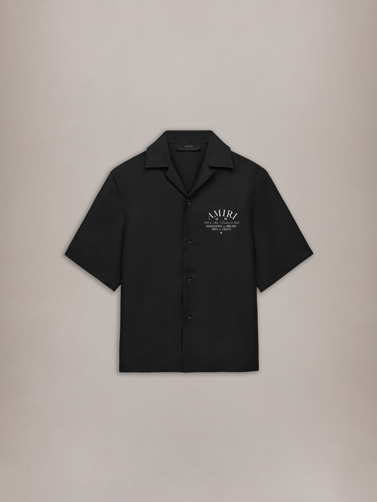 ARTS DISTRICT BOWLING SHIRT - Black