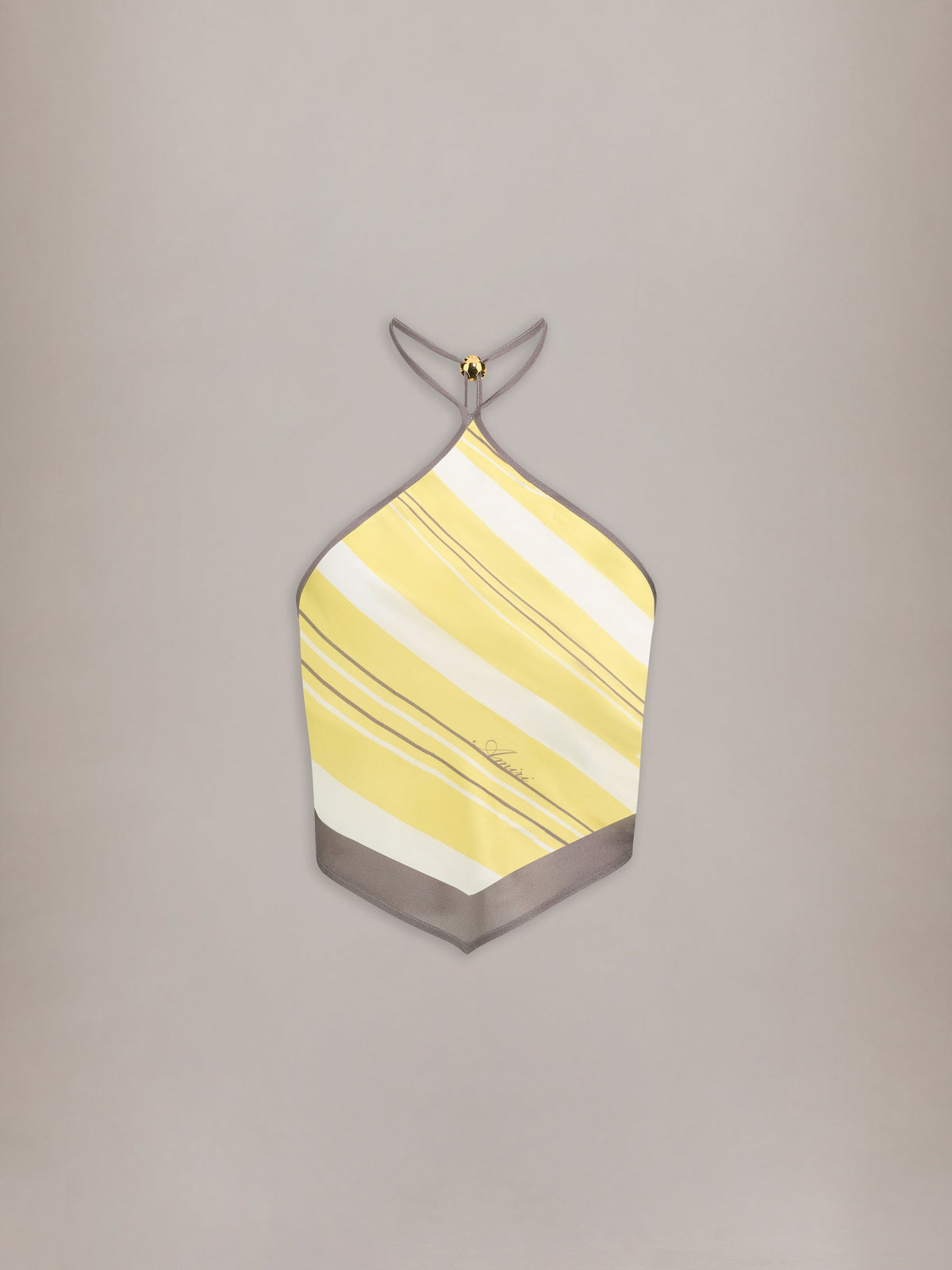 WOMEN - WOMEN'S MA STRIPED SCARF TOP - Citrine